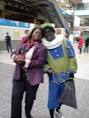 in blackface dressed as - via Daymix