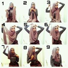 Tutorial Hijab Pashmina Sifon - HijabKu