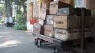 Luggage trolley at Dunster - via Daymix