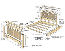 Wood bed frame plans - cat furniture plans