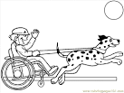 Athletes with Disabilities coloring page