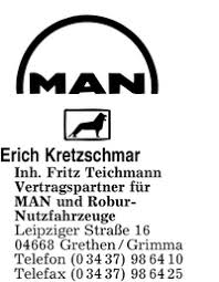 Firma Kretzschmar Inh. Fritz Teichmann, Erich in Parthenstein ...