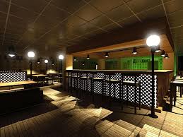 Stylish Futuristic Home Bar Interior Design As Design Character ...