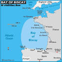 Map of Bay of Biscay - World Bays Maps, Bay of Biscay Location ...