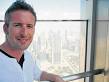 Sportreporter Andreas Werner ohne Bammel auf dem Burj Dubai. - 534032976-andreas-werner.5