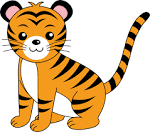 Image result for animal jungle clipart tiger