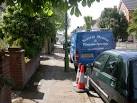 A nice touch of self-parody, I'm sure! Looking up Westby Road towards Sea - via Daymix