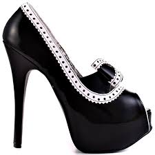 Empire City - Black White Pat, Bordello, 89.99, Free Shipping!