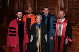 ... pictured with President Shirley M. Tilghman (center), were (from left) Kenneth Norman, Sanjeev Kulkarni, Eric Gregory and Alexander Smits. - IMG_5416