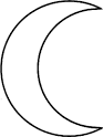 English explanatory dictionary online >> crescent