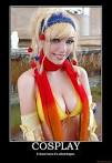 demotivational poster COSPLAY It does have it's advantages.