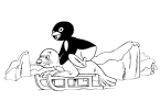 Pingu coloring page