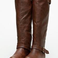 Bamboo Knee High Rider Brown Boots @ from CICI HOT | SHOES!