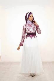 10 Gambar Contoh Model Baju Muslim Brokat Terbaru