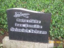 Grab von Heinrich Schoon (-), Friedhof Wiesede