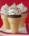 Cupcake Ice Cream Cones
