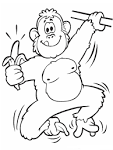 People Eating coloring page