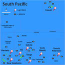 South Pacific Picture Map