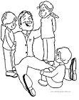 Father coloring page