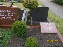 Grab von Gesche Peters (geb. Fredenborg) (1878-1958), Friedhof ...