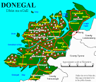County Donegal: Map and other information