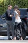 Jeremy Renner with baby Ava Berlin and SONNI PACHECO running.