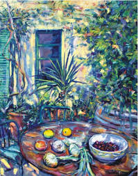 Lisa\u0026#39;s Jardin - Oils - 24\u0026quot; x 30\u0026quot; - Lisa's%20Jardin