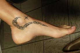 Adriana Lima Ankle Tattoo Designs