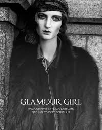 Glamour Girl – Isabelle N evokes the 1920′s style of Nancy Cunard and other figures in Alexander Dahl\u0026#39;s hauntingly beautiful images. - isabelle