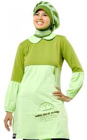 pesan baju di web online baju kaos tunik panjang muslimah