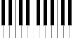 「ピアノ 鍵盤 イラスト 練習用」の画像検索結果