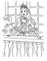 Barbie Princess coloring page