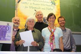 Der neue Nabu-Vorstand (von links): Reinhard Löber, Liselore von Krosigk, Wulf Raether, Ulrike Lessmann und Thomas Gekle. Foto: Dagmar Engesser - nabu-dreisamtal091015