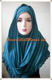 Jilbab Murah Grosir Jilbab Jilbab Murah Jilbab Kalung Motif Garis ...