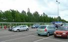 Car rental car park, Stansted. The area is operated by Budget. - via Daymix