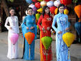 vietnamese ao dai models