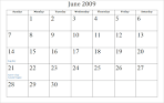 2009 Archive Calendars