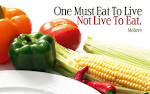 Eat to Live Wallpaper