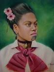 Lindsay Mitchell's fine art - lindsay-mitchell-pink-scarf-lady