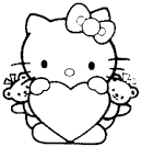 Hello Kitty Coloring coloring page