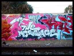 The Message graffiti