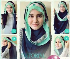 Contoh Model Hijab Modern Untuk Wajah Bulat Dan Chubby