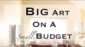 DIY Big/Large Wall Art - YouTube