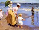 At the Beach by Edward Henry Potthast - MyStudios.