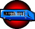 A Digital Alarm Clock At 3:12 In the Morning Clip Art Image