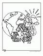 Earth Day coloring page
