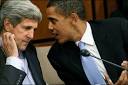 Kerry and Sen. Obama confer
