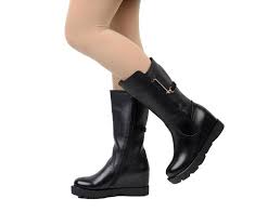 Buy 2014 autumn winter ladies fashion flat bottom boots black ...
