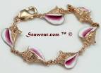 enamel conch jewelry