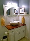 zinc countertop, vessel sinks, rustic